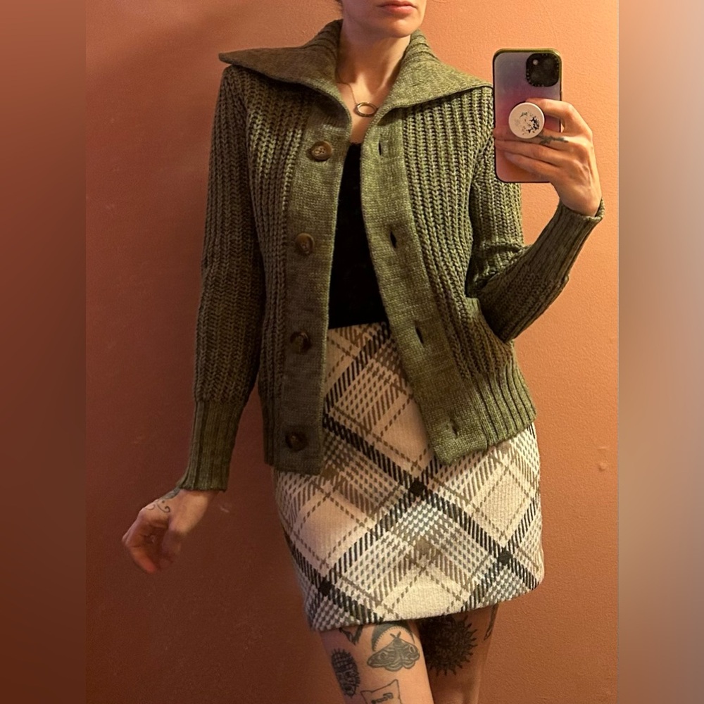 Mossimo Supply Co. Olive Green Sweater